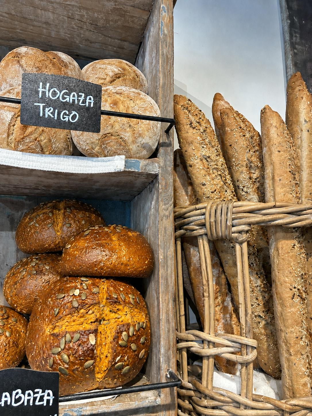 Artisan bread freshly baked at THE BAKERY BANÚS